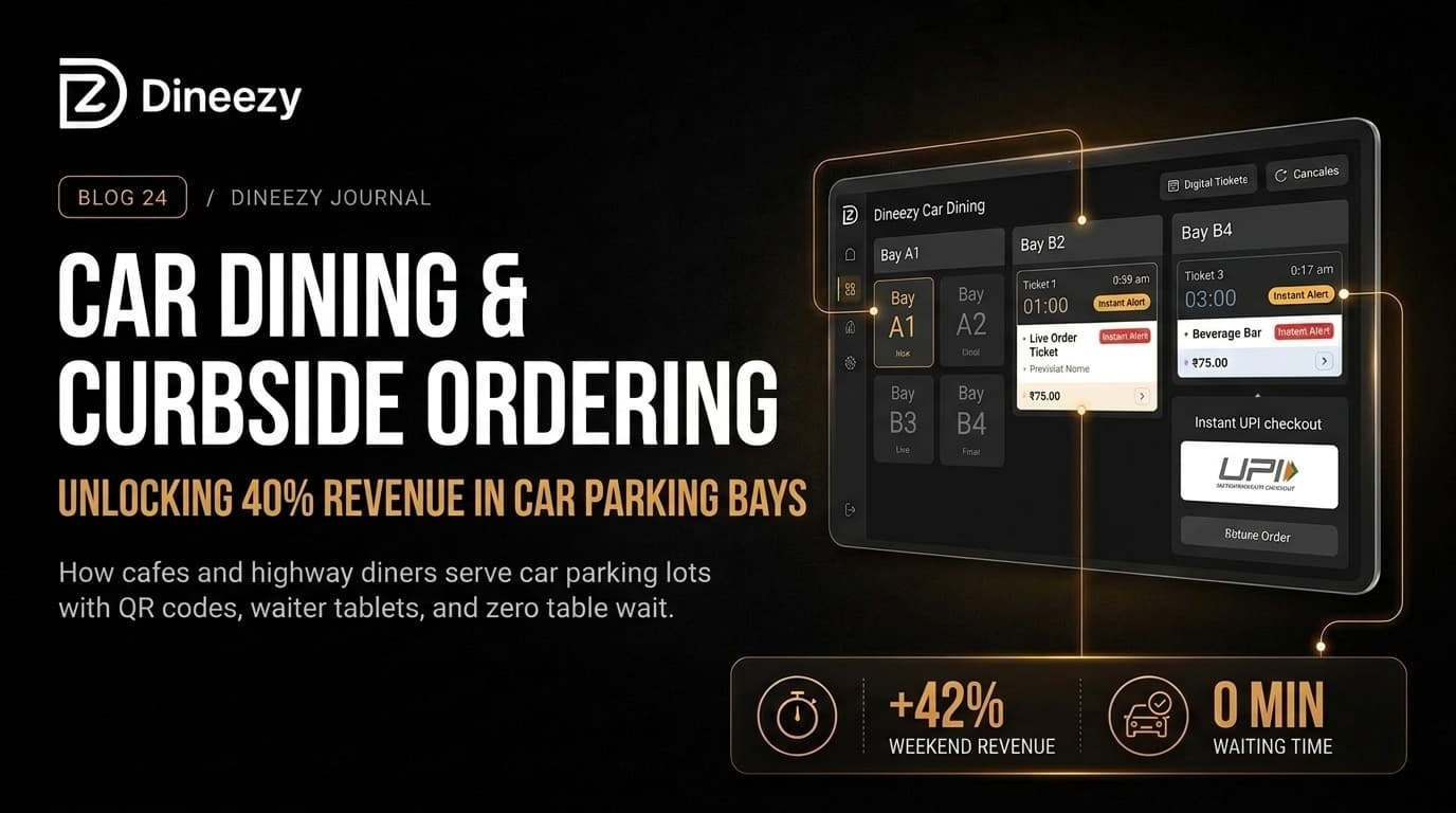Curbside Car Dining & Drive-In Ordering - Dineezy Journal Blog 24