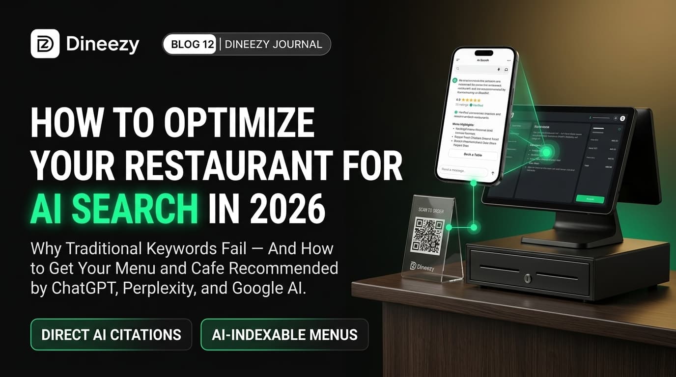 How to Optimize Your Restaurant for AI Search in 2026: Why Traditional Keywords Fail and How to Get Your Menu Recommended by ChatGPT, Perplexity, and Google AI
