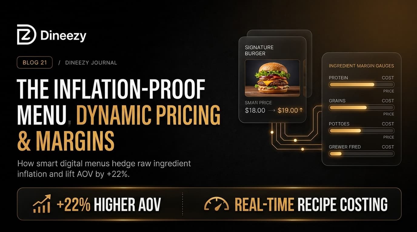The Inflation-Proof Menu: How Indian Cafes Use Dynamic Pricing and Digital Menu Engineering to Protect Margins
